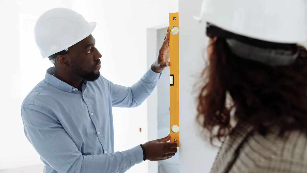 Bathroom remodeling crew working in a Santa Clarita, CA home